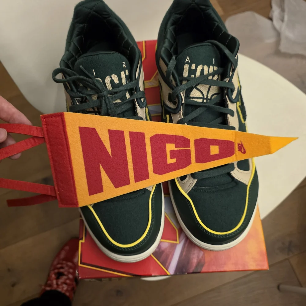 Nike: Nigo X Air Force 3 SP College Pack Forest Green.
